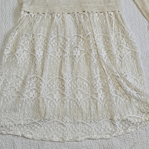 LC Lauren Conrad Wool Blend Lace Cardigan - Picture 5 of 8